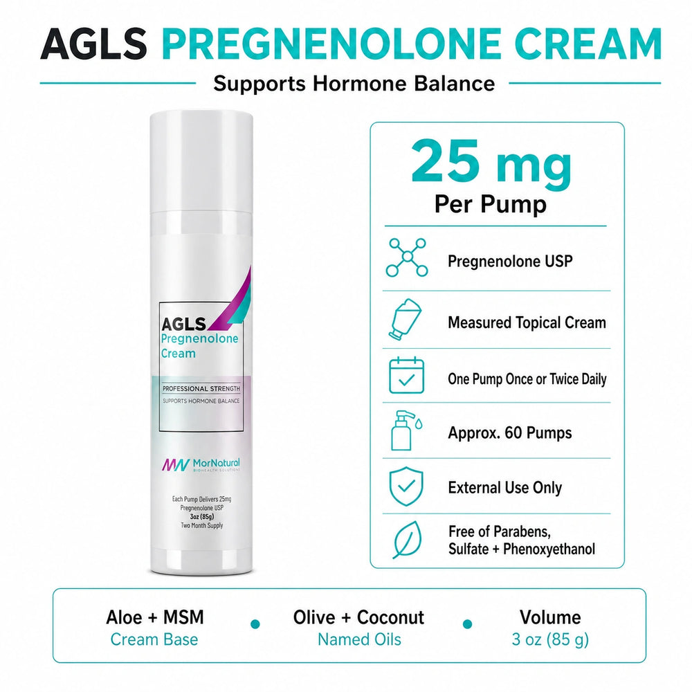 AGLS Pregnenolone Cream 2.5%